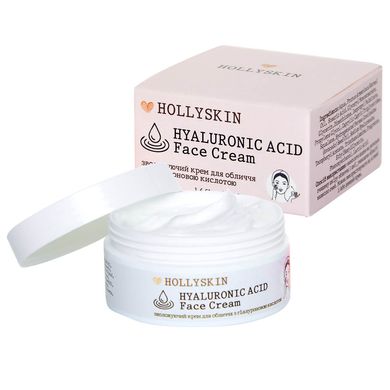 Увлажняющий крем для лица с гиалуроновой кислотой HOLLYSKIN Hyaluronic Acid Face Cream
