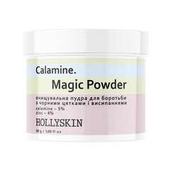 Очищувальна пудра для боротьби  з чорними цятками і висипаннями HOLLYSKIN Calamine. Magic Powder