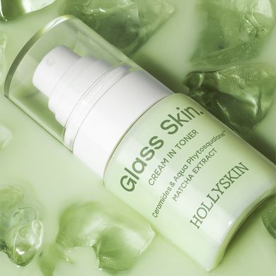 Фото Крем-тонер для обличчя HOLLYSKIN Glass Skin. з церамідами та екстрактом матчі