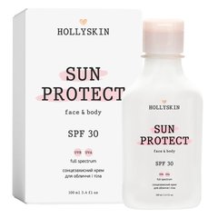 Сонцезахисний крем для обличчя і тіла Hollyskin Sun Protect SPF 30