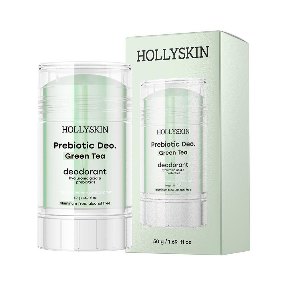 Парфумований дезодорант HOLLYSKIN Prebiotic Deo. Green Tea з