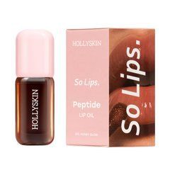 Фото Зволожувальна олія для губ HOLLYSKIN So Lips. Peptide Lip Oil 010. Honey Glow